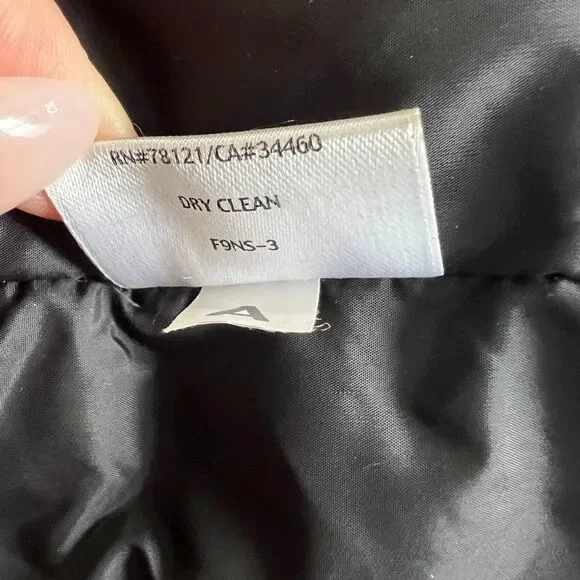 Eileen Fisher Eggshell Recycled Down Nylon Long Puffer Coat L READ DESC - Picture 12 of 12